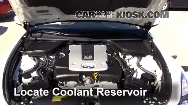 2013 Infiniti G37 X 3.7L V6 Coupe Refrigerante (anticongelante) Cambiar refrigerante